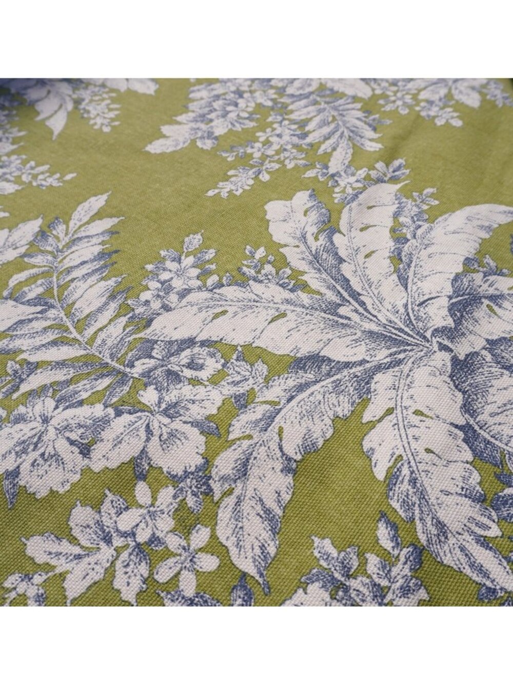 Magnolia Home Stan Cathell Fabric Blue Green Floral Botanical Tropical BTY